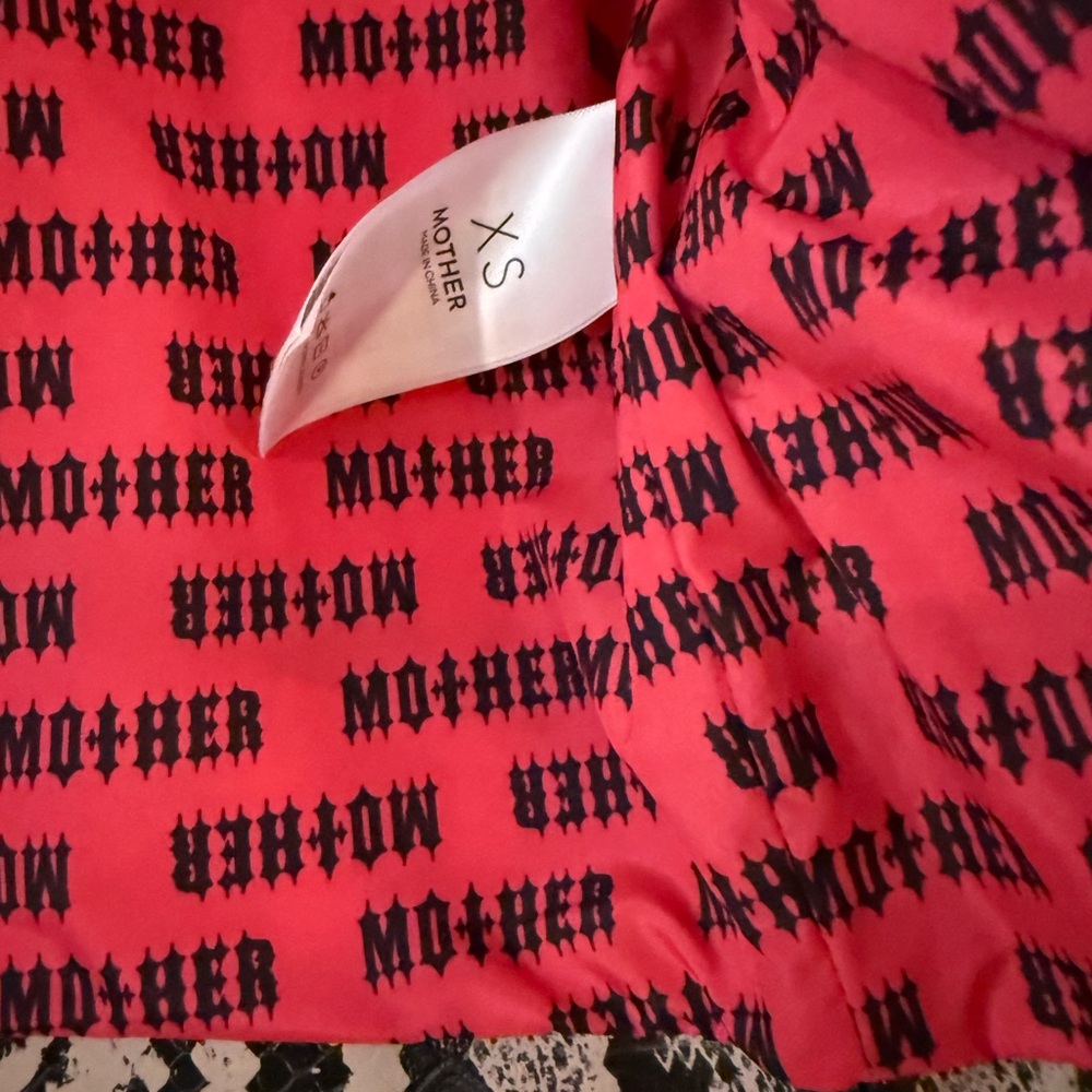 MOTHER “The Chopper” Snakeskin Biker Jacket - Picture 2 of 5